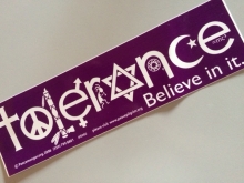 Tolerance sticker